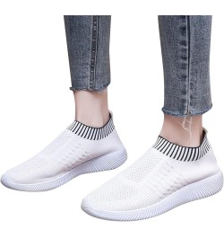 Women Lightweight Sneakers Stylish Athletic Shoes Walking Tennis Shoes Gg2-white $11.13 Fashion Sneakers