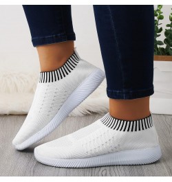 Women Lightweight Sneakers Stylish Athletic Shoes Walking Tennis Shoes Gg2-white $11.13 Fashion Sneakers