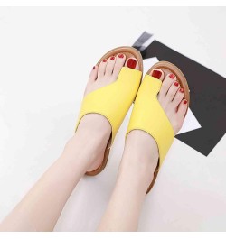 Bunion Sandals Flat Summer Flip Flops for Women, Orthopedic Sandals Soft Lightweight Toe Ring Slides Plantar Fasciitis Sandal...