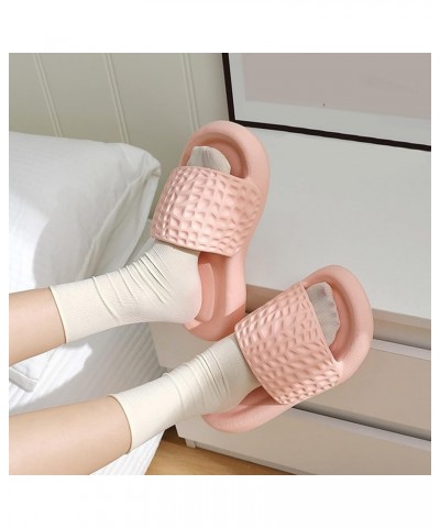 Breathable Open Toe Sandals for Women Dressy Fashion Solid Color Simple Thickened Sole Comfortable Soft Non Slip Slippers (Gr...