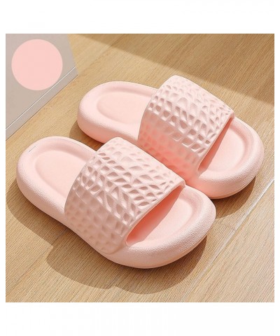 Breathable Open Toe Sandals for Women Dressy Fashion Solid Color Simple Thickened Sole Comfortable Soft Non Slip Slippers (Gr...