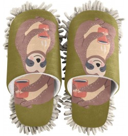 Mop Slippers Shoes, Unisex Cleaning House Slippers Spa Dusting Slippers M-L Multi 16 $12.64 Slippers