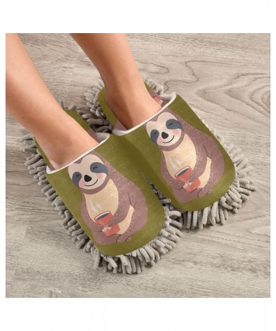 Mop Slippers Shoes, Unisex Cleaning House Slippers Spa Dusting Slippers M-L Multi 16 $12.64 Slippers