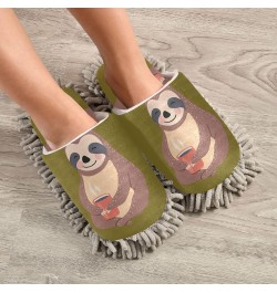 Mop Slippers Shoes, Unisex Cleaning House Slippers Spa Dusting Slippers M-L Multi 16 $12.64 Slippers