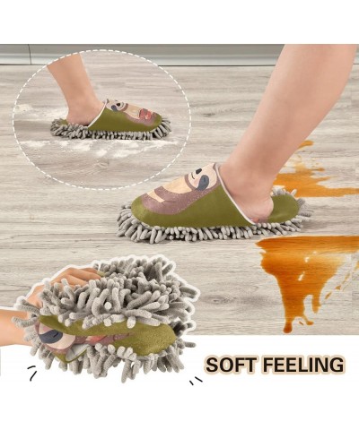 Mop Slippers Shoes, Unisex Cleaning House Slippers Spa Dusting Slippers M-L Multi 16 $12.64 Slippers