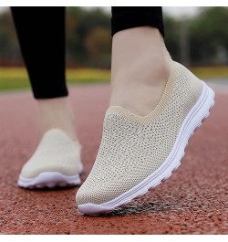 Slip On Moccasins Running Trainers Memory Foam Shoes Women Women's Running Shoes Women's Casual Shoes Z 12-beige $19.15 Athle...