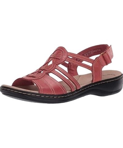 Women's Orthopedic Flat Sandals, Women's Flat Sandals, Summer Arch Support Orthopedic Shoes Red $17.53 Sandals