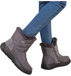 Tall Snow Boots for Women 2023 Womens Waterproof Snow Boots with Zipper Extra Wide Calf Womens Snow Boots Waterproof Boots fo...