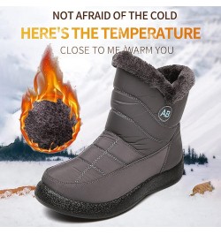 Tall Snow Boots for Women 2023 Womens Waterproof Snow Boots with Zipper Extra Wide Calf Womens Snow Boots Waterproof Boots fo...