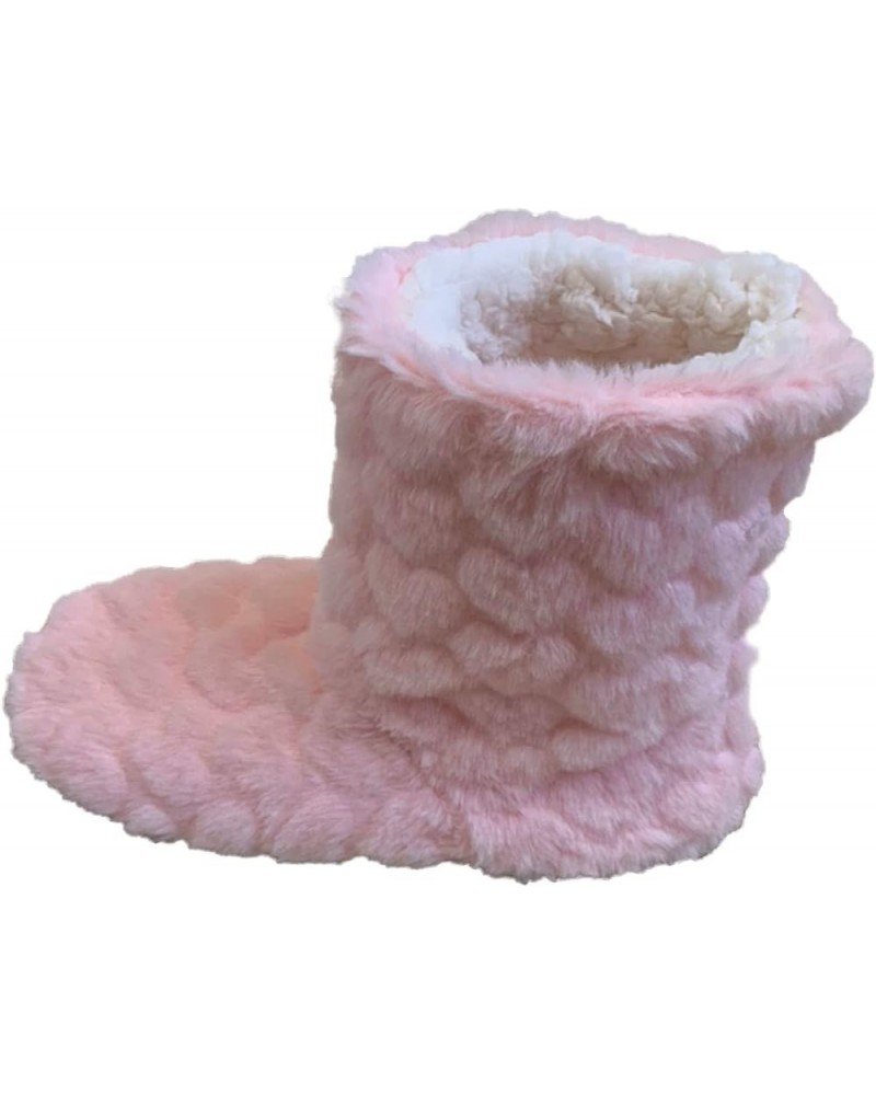 Mid-Calf Boots Women Winter Furry Snow Boots Thicked Knee-high Boots Velvet Dressy Fashion Boots Christmas Pink $10.36 Outdoo...