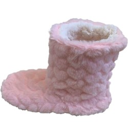 Mid-Calf Boots Women Winter Furry Snow Boots Thicked Knee-high Boots Velvet Dressy Fashion Boots Christmas Pink $10.36 Outdoo...