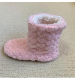 Mid-Calf Boots Women Winter Furry Snow Boots Thicked Knee-high Boots Velvet Dressy Fashion Boots Christmas Pink $10.36 Outdoo...