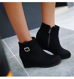 Womens Winter Boots Western Cowboy boots Pointed Toe PU Leahter Wide Calf Boots Christmas Women'S Hiking Boots Black $21.92 B...