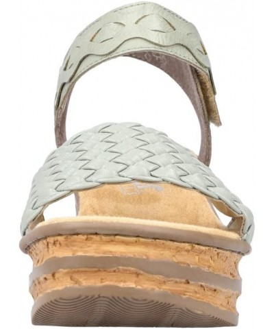 Women's 68178 Sandal Grün $52.83 Sandals