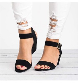 Womens Comfy Orthopedic Boho Mules Flats Sandal Elastic Strap Open Toe Summer Flatform Platform Shoe Sandal 150-ibzwp-black3 ...