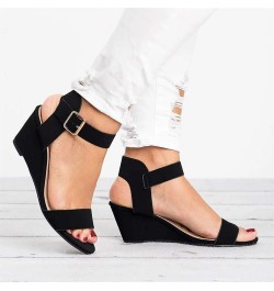 Womens Comfy Orthopedic Boho Mules Flats Sandal Elastic Strap Open Toe Summer Flatform Platform Shoe Sandal 150-ibzwp-black3 ...