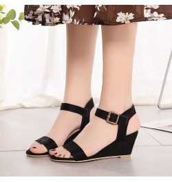 Womens Comfy Orthopedic Boho Mules Flats Sandal Elastic Strap Open Toe Summer Flatform Platform Shoe Sandal 150-ibzwp-black3 ...