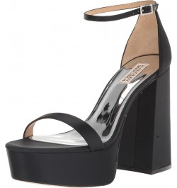 Women's Party Heeled Sandal Black $33.75 Sandals