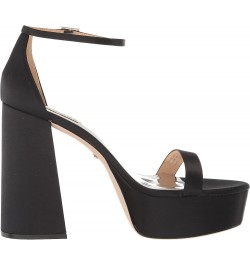 Women's Party Heeled Sandal Black $33.75 Sandals