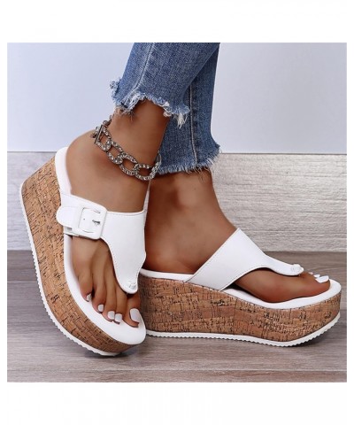 Sandalias De Mujer Wedge Sandals For Women Platform Sandals Sandals Women Dressy Black Sandals Women White $14.31 Sandals