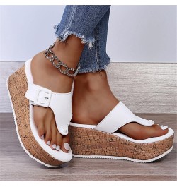 Sandalias De Mujer Wedge Sandals For Women Platform Sandals Sandals Women Dressy Black Sandals Women White $14.31 Sandals