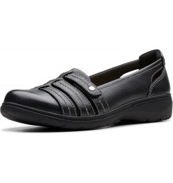 Womens Carleigh Eliza Black Leather $24.37 Loafers & Slip-Ons