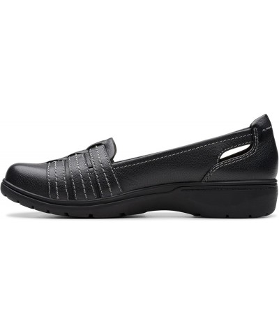 Womens Carleigh Eliza Black Leather $24.37 Loafers & Slip-Ons