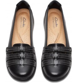 Womens Carleigh Eliza Black Leather $24.37 Loafers & Slip-Ons