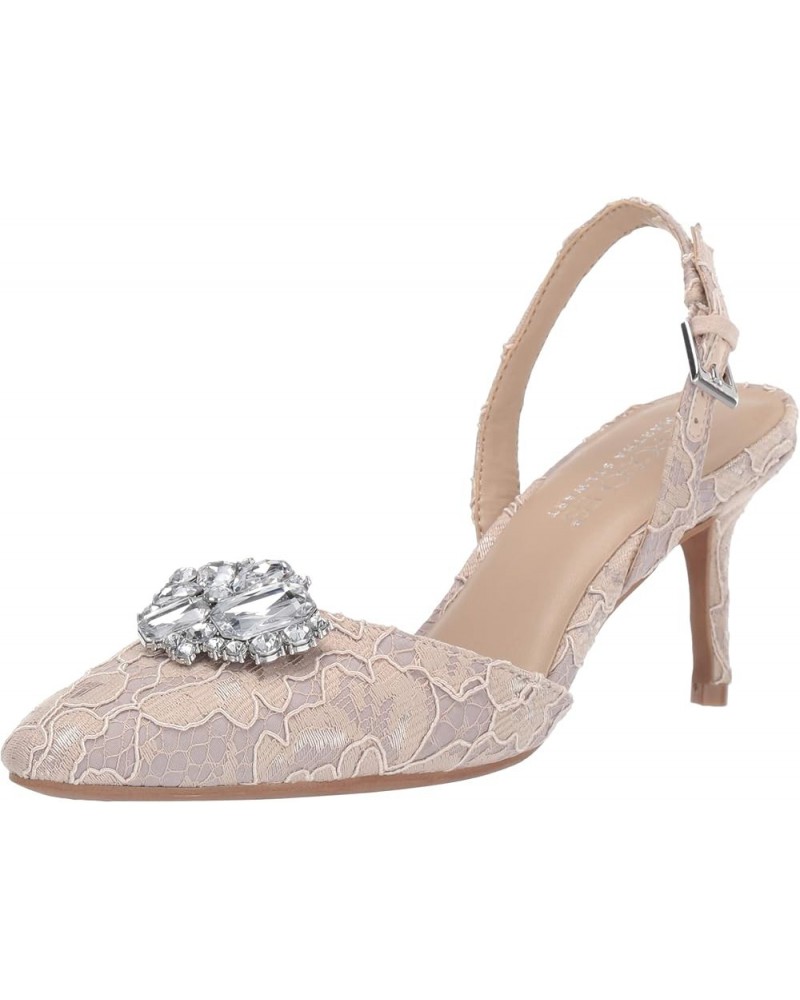 Women's Pump, Slingback Bone Fabric $35.47 Pumps