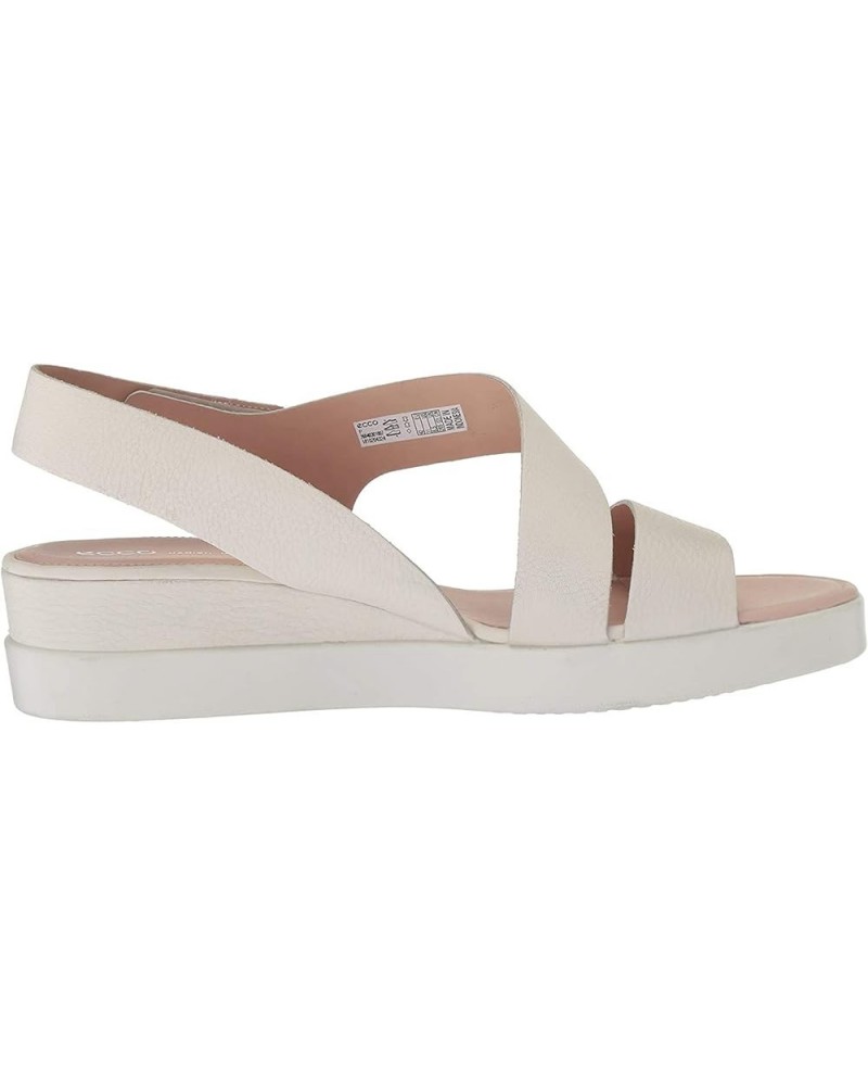 Unisex-Adult Touch 2-Strap Plateau Wedge Sandal White $49.70 Sandals