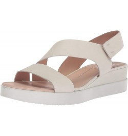 Unisex-Adult Touch 2-Strap Plateau Wedge Sandal White $49.70 Sandals