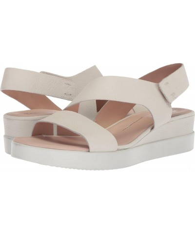 Unisex-Adult Touch 2-Strap Plateau Wedge Sandal White $49.70 Sandals