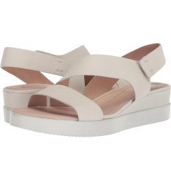 Unisex-Adult Touch 2-Strap Plateau Wedge Sandal White $49.70 Sandals