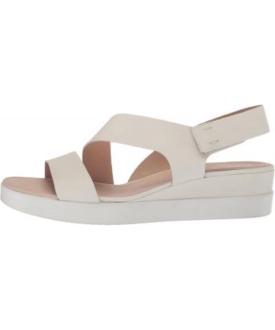 Unisex-Adult Touch 2-Strap Plateau Wedge Sandal White $49.70 Sandals