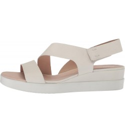 Unisex-Adult Touch 2-Strap Plateau Wedge Sandal White $49.70 Sandals