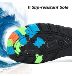 Mens Womens Water Shoes Aqua Swim Shoes Beach Quick Dry Barefoot for Diving Surfing Kayaking Water Sports Yoga Battleship Gre...