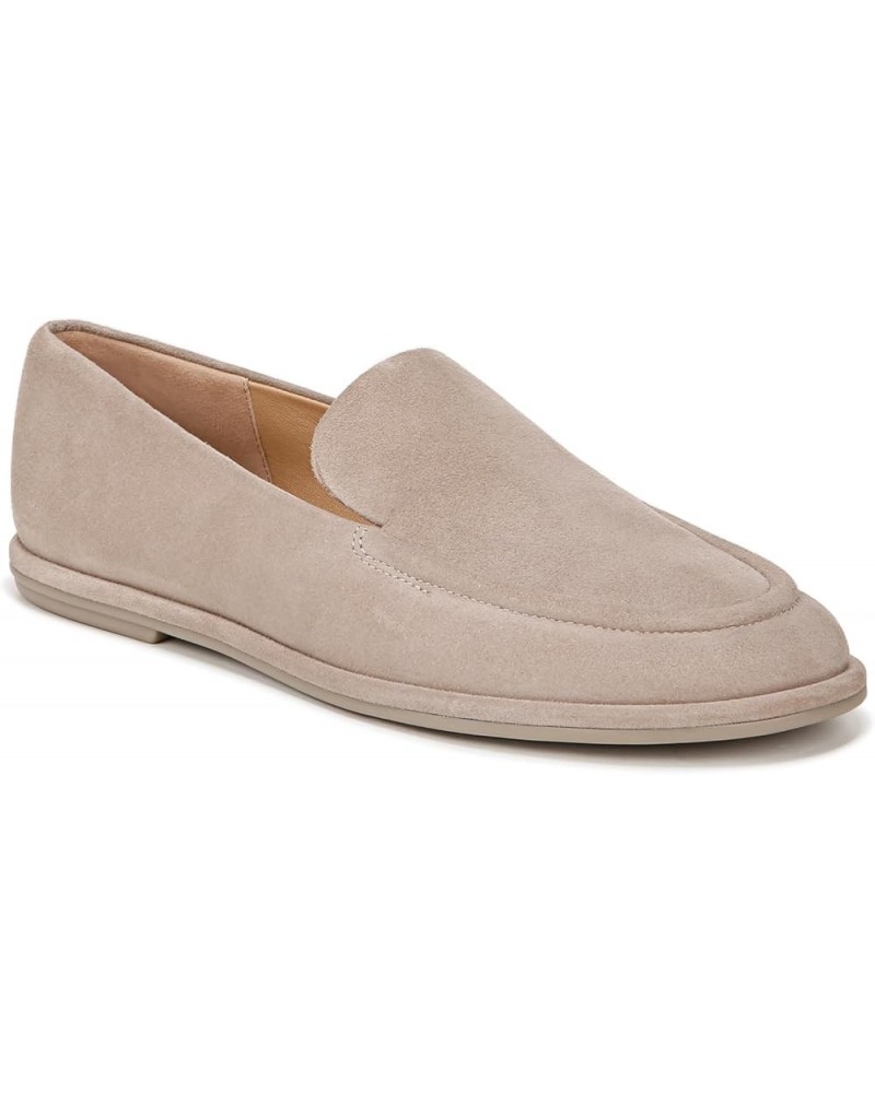 Women's Sloan Flexible Slip on Loafer Taupe Grey Suede $79.20 Loafers & Slip-Ons