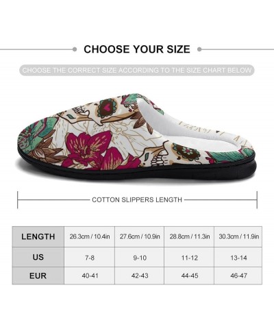 Cotton Slippers Indoor Light Weight House Shoes With Anti-Skid Sole Color1462 $22.17 Slippers