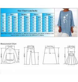 Womens Summer 3/4 Sleeve Tops 2024 Crewneck Lightweight Pullover Cute Dandelion Graphic Clothes Blouses Shirts A2-3/4 Length ...