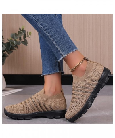 CsgrFagr Women Fly Woven Mesh Running Shoes Athletic Tennis Walking Shoes Breathable Fashion Sport Shoes Suede Casual Shoes (...