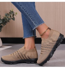 CsgrFagr Women Fly Woven Mesh Running Shoes Athletic Tennis Walking Shoes Breathable Fashion Sport Shoes Suede Casual Shoes (...