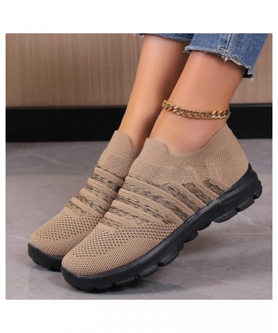 CsgrFagr Women Fly Woven Mesh Running Shoes Athletic Tennis Walking Shoes Breathable Fashion Sport Shoes Suede Casual Shoes (...