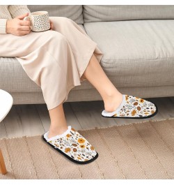 Autumn Leave Prints Winter Spa Slippers for Women Men House Slippers Soft Memory Foam Slippers Non-Slip Indoor Outdoor Travel...