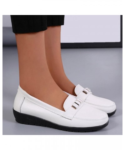 Fashion Womens Breathable Lace Up Shoes Flats Casual Shoes Casual Sandals for Women with Heel (Wine, 8.5) White 6.5 $18.53 Sa...