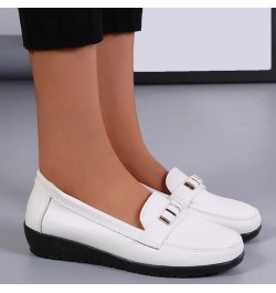 Fashion Womens Breathable Lace Up Shoes Flats Casual Shoes Casual Sandals for Women with Heel (Wine, 8.5) White 6.5 $18.53 Sa...