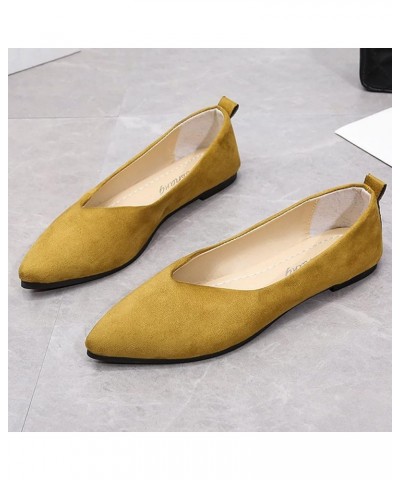 Casual Shoes for Girls, Women's Canvas Shoes Low Top Fashion Sneakers Slip on Walking Shoes Halloween Yellow $13.56 Pumps