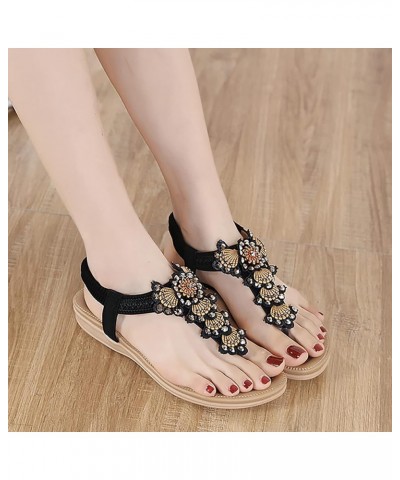 Womens Walking Sandals Orthopedic Sandals Black Brown Sandals Women Comfortable Dressy Sandals for Women Flat High Arch Suppo...