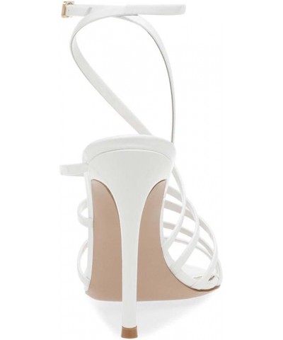 Buckle Stiletto Shoes 40 White $35.32 Pumps