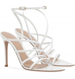 Buckle Stiletto Shoes 40 White $35.32 Pumps