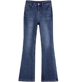 Women's Solid Color Slim Slim Straight Leg Floor Jeans Tight Height Waist Slimming Pants Blue - 2024 Pants for Women $13.25 S...